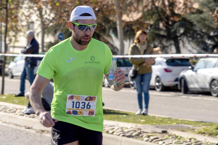 San Silvestre 2022 -  Imagen de un corredor durante la carrera.