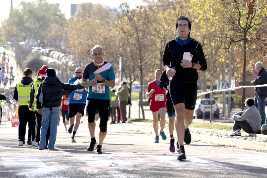 San Silvestre 2022 - Imagen de algunos corredores durante la carrera.