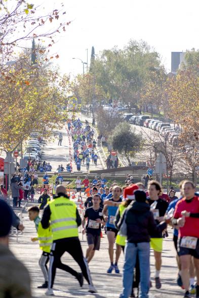 San Silvestre 2022 - Imagen de algunos corredores durante la carrera.