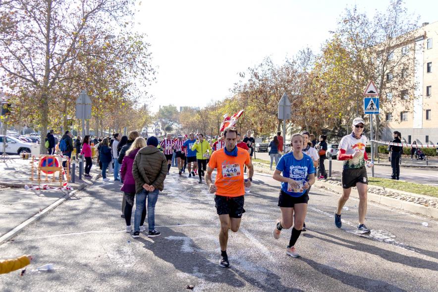 San Silvestre 2022 - Imagen de algunos corredores durante la carrera.