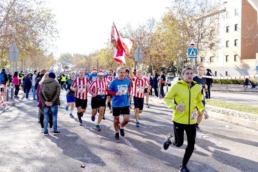 San Silvestre 2022 - Imagen de algunos corredores durante la carrera.
