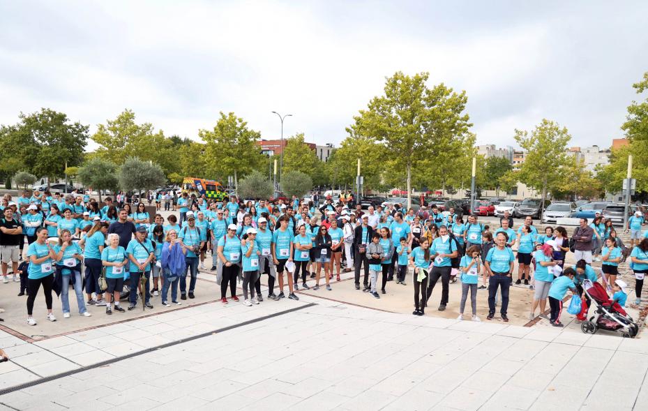III Caminata por el Autismo - Plano de los asistentes a la caminata organizada por la Fundación ConecTEA