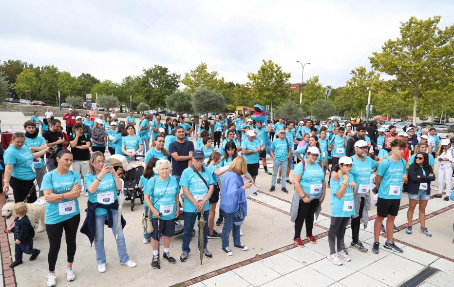 III Caminata por el Autismo - Plano de los asistentes a la caminata organizada por la Fundación ConecTEA.