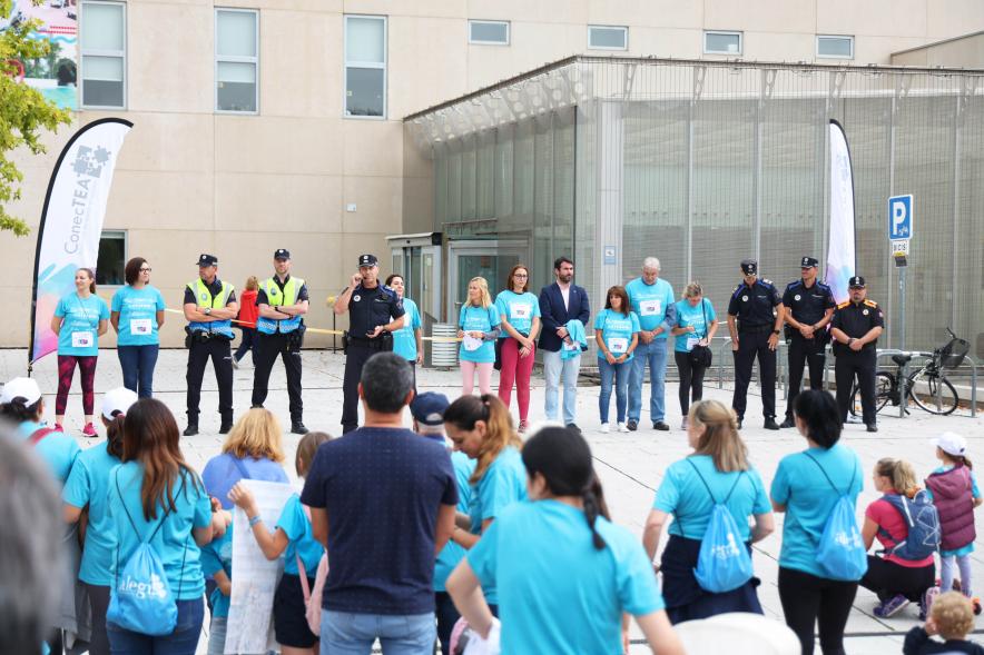III Caminata por el Autismo - Plano de los asistentes a la caminata organizada por la Fundación ConecTEA.