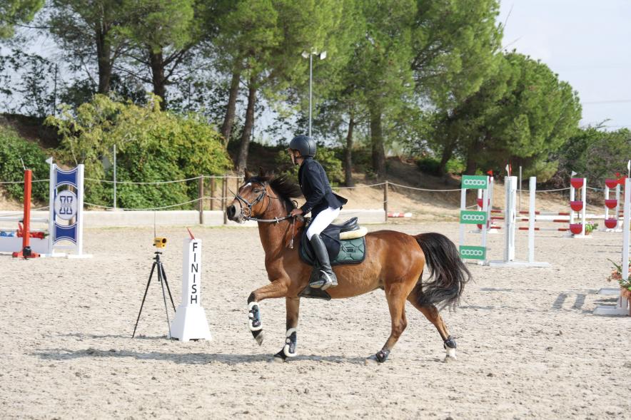 Trofeo Hípica La Moraleja 2023 - Imagen de uno de los participantes, en un momento de la prueba.