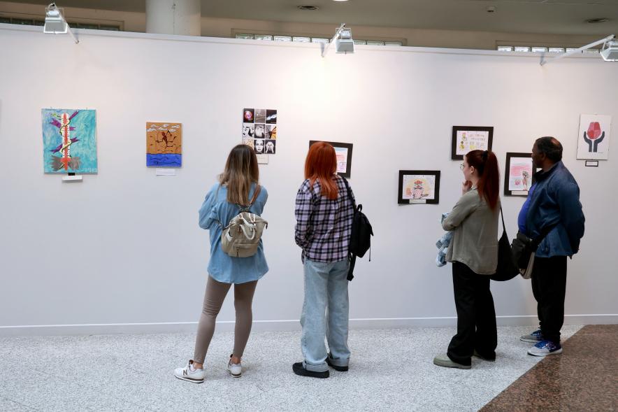 Inauguración exposición de arte "Salud mental, salud mundial"