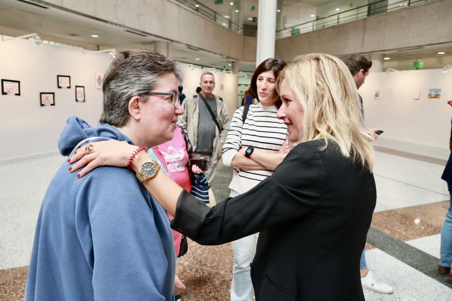 Inauguración exposición de arte "Salud mental, salud mundial"
