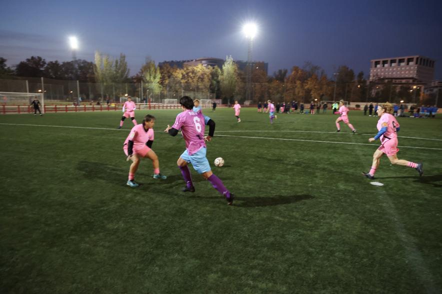 Partido de fútbol entre las veteranas del Alcobendas CF y las del RCD Espanyol 20