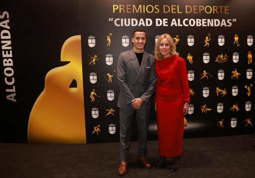 Gala del Deporte 2023, photocall con la alcaldesa y Lucas Vázquez