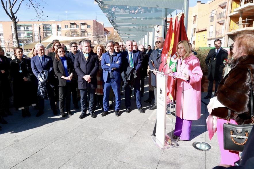 Acto de denominación de la "Plaza del Milagro de la Virgen de la Paz", discurso de la alcaldesa