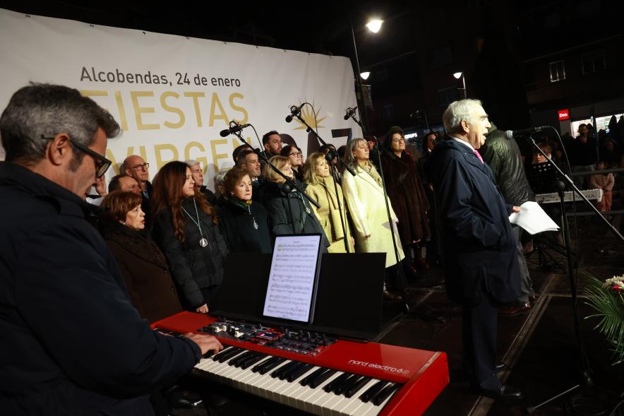 Procesión de la Virgen de la Paz 2024, cántico de motetes