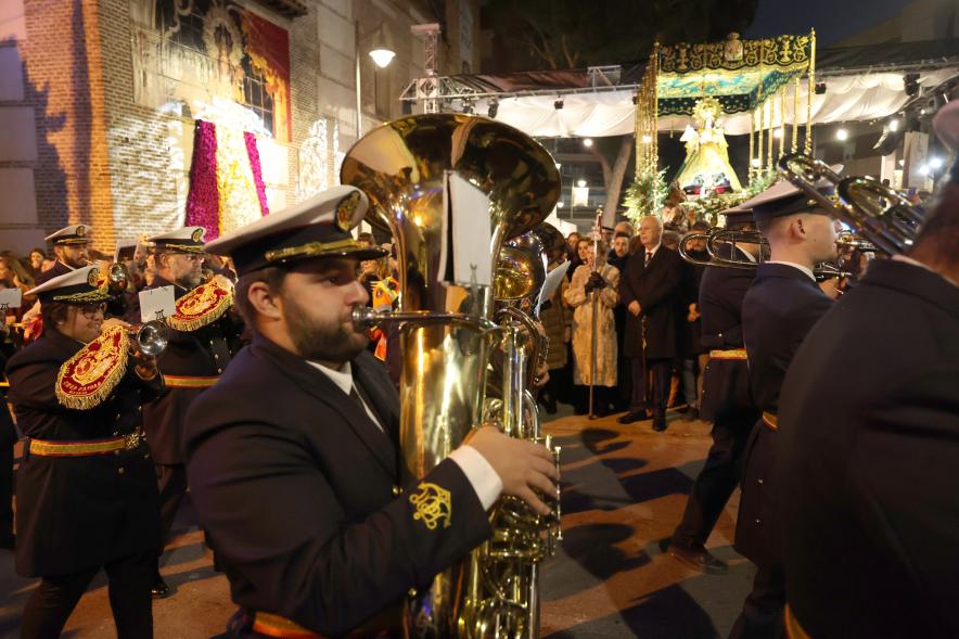 Procesión de la Virgen de la Paz 2024, banda de música