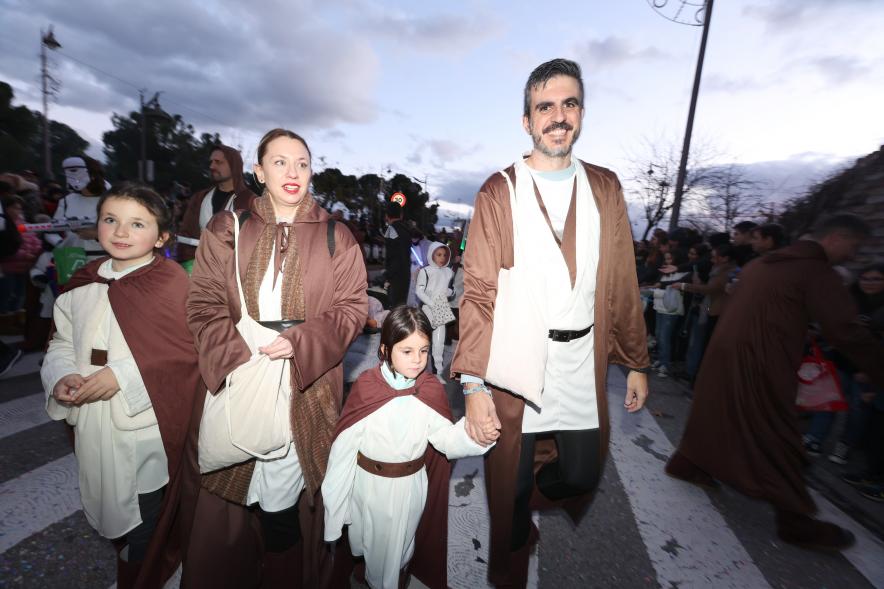 Cabalgata de los Reyes Magos 2024, participantes disfrazados