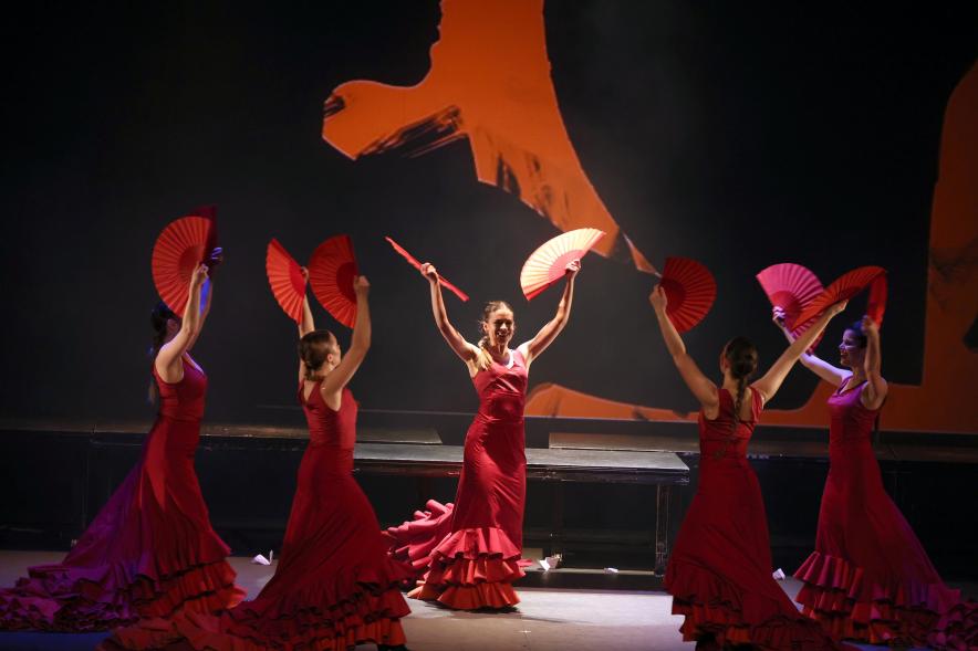 Entrega del XXXI Premio de la Paz a los Valores Humanos 2024, actuación de flamenco