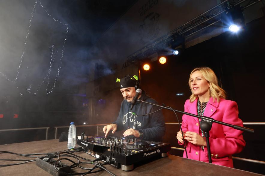 Pregón de las Fiestas de la Virgen de la Paz 2024, actuación DJ Pulpo