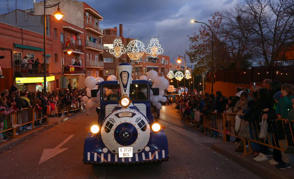 Cabalgata de los Reyes Magos 2024, tren de la Navidad