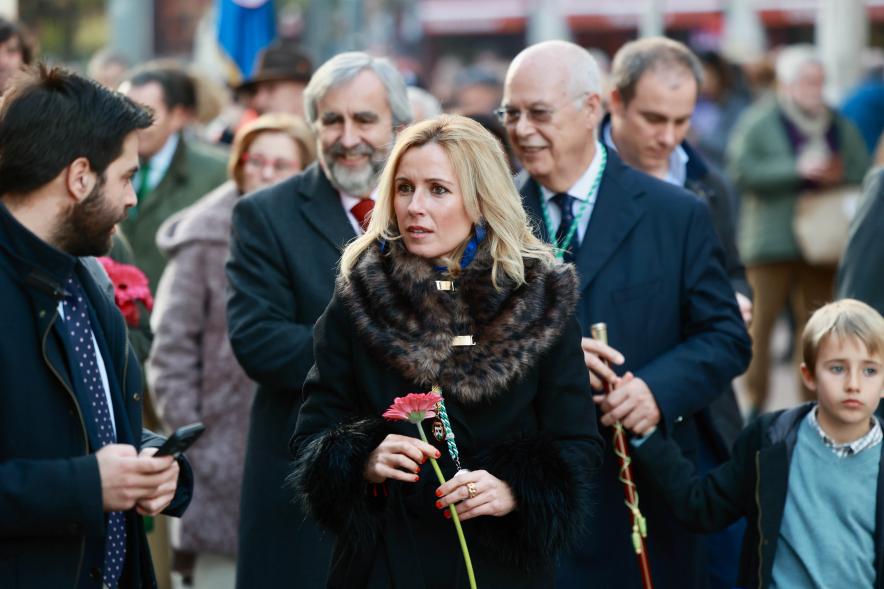 Ofrenda floral 2024, alcaldesa 