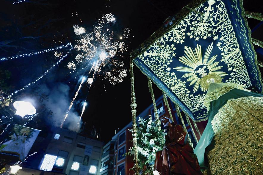 Procesión de la Virgen de la Paz 2024, imagen de la virgen de la paz