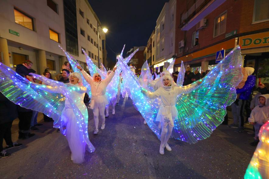 Cabalgata de los Reyes Magos 2024, participantes disfrazadas de hadas