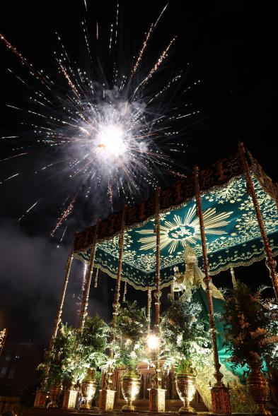 Procesión de la Virgen de la Paz 2024, imagen de la virgen de la paz