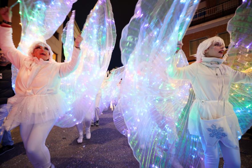 Cabalgata de los Reyes Magos 2024, participantes disfrazadas de hadas
