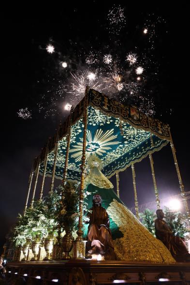 Procesión de la Virgen de la Paz 2024, imagen de la virgen de la paz