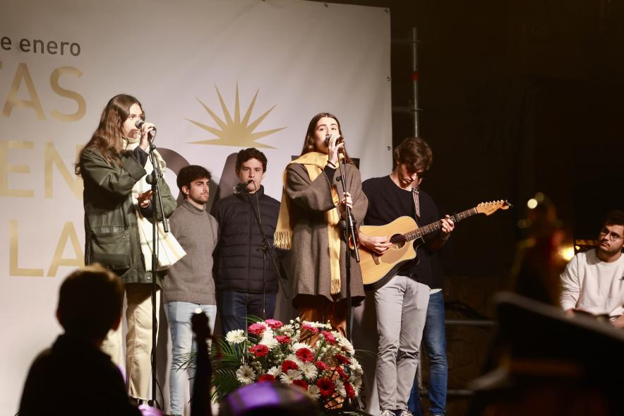 Procesión de la Virgen de la Paz 2024, cántico de motetes