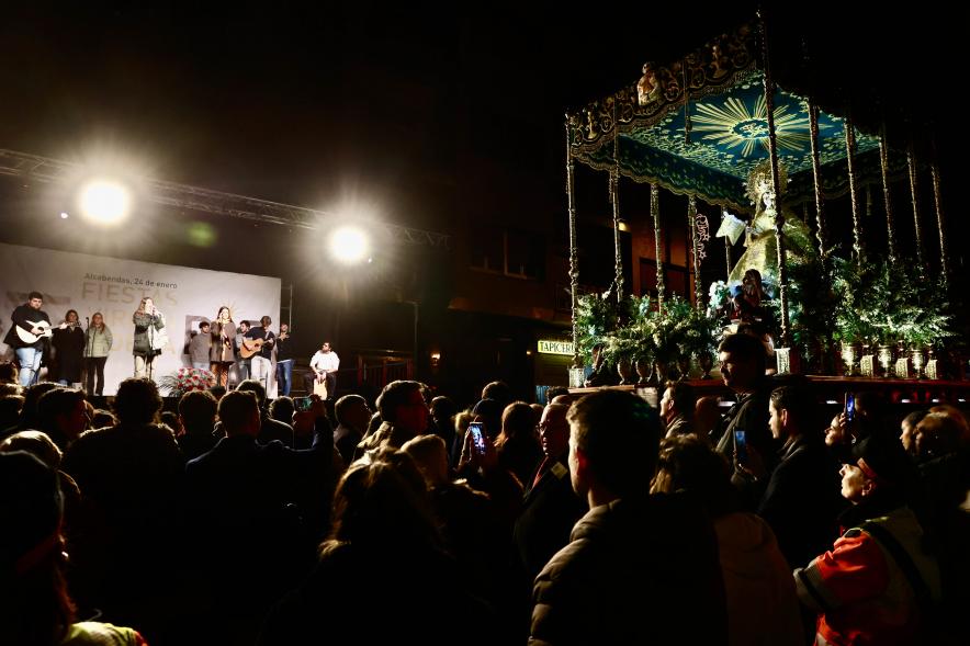 Procesión de la Virgen de la Paz 2024, imagen de la virgen de la paz