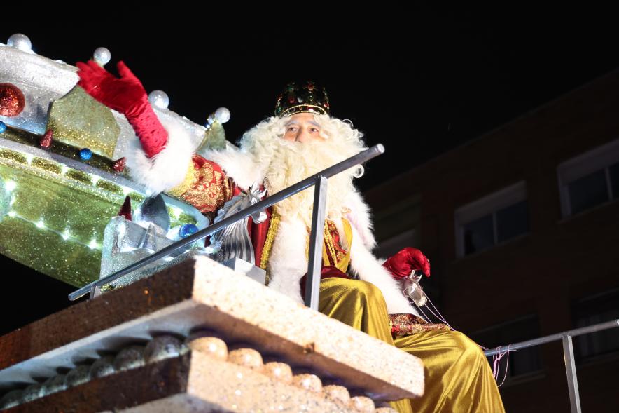 Cabalgata de los Reyes Magos 2024, carroza rey Melchor