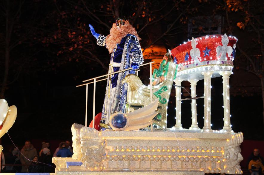 Cabalgata de los Reyes Magos 2024, carroza del rey Gaspar