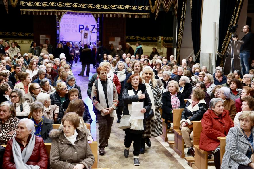Ofrenda floral 2024, misa en la iglesia san pedro apóstol