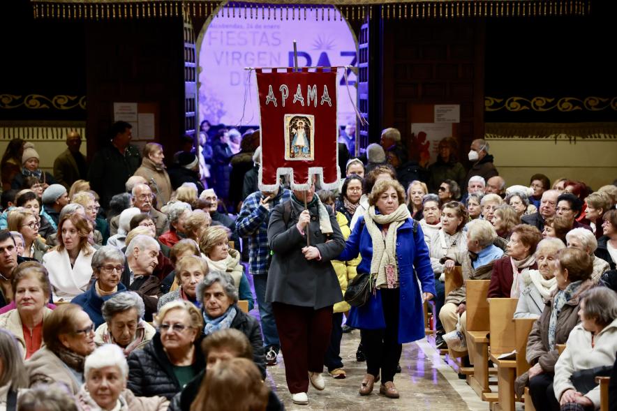 Ofrenda floral 2024, misa en la iglesia san pedro apóstol