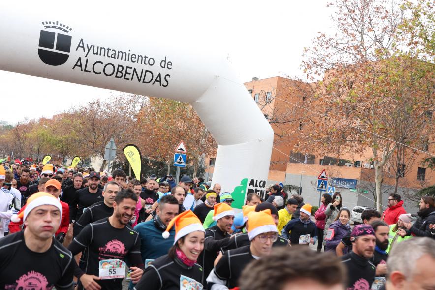 San Silvestre 2023, corredores corriendo