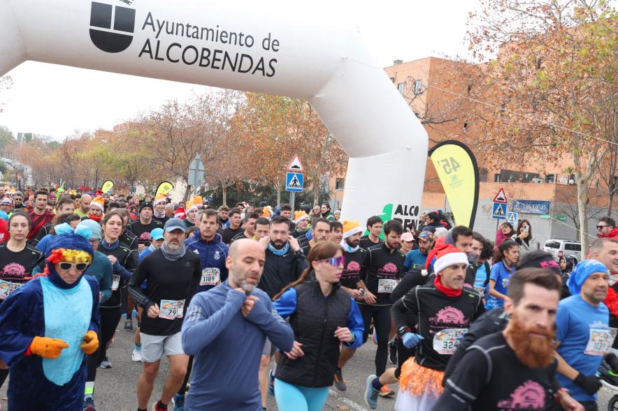 San Silvestre 2023, corredores corriendo