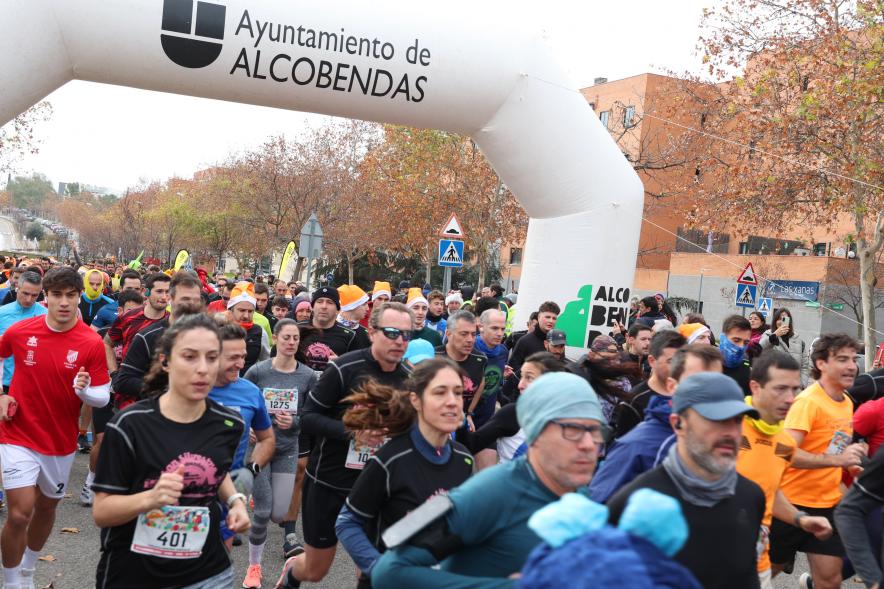 San Silvestre 2023, corredores corriendo