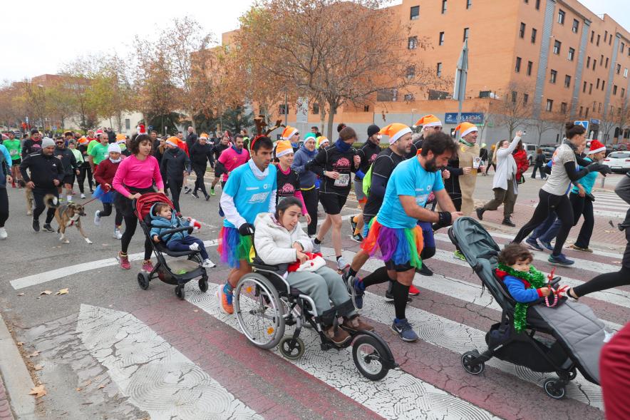 San Silvestre 2023, corredores corriendo