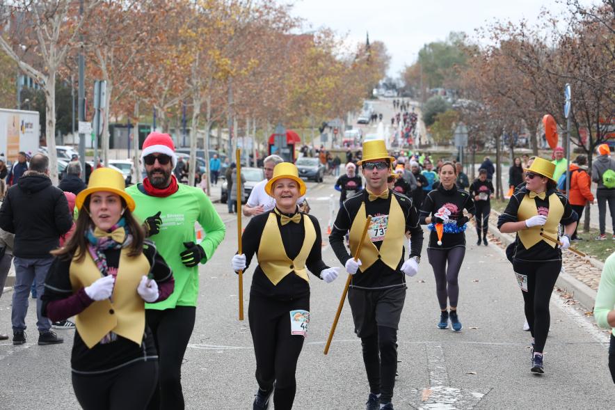 San Silvestre 2023, corredores corriendo