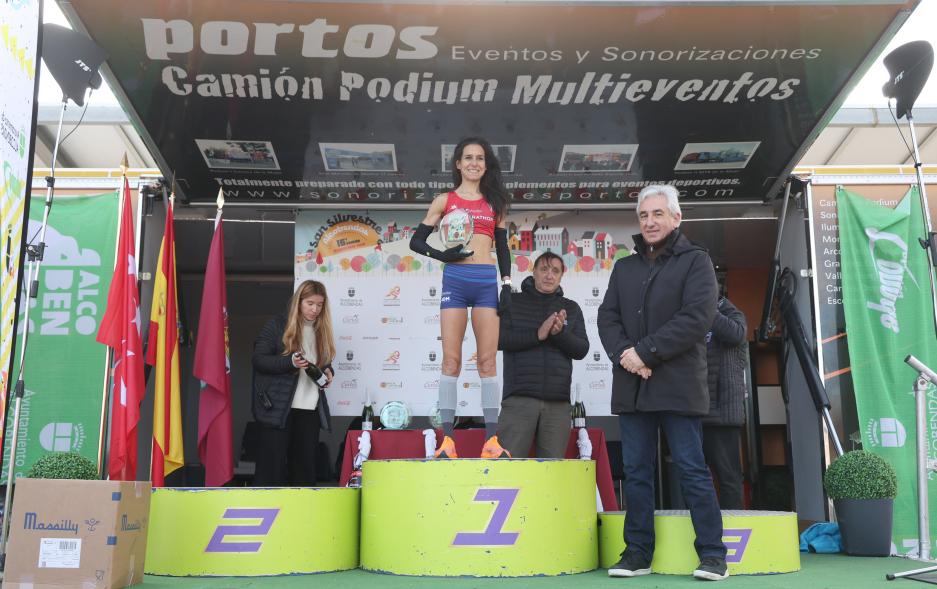 San Silvestre 2023, podium mujeres