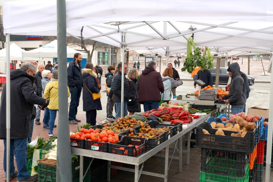 Mercado de Productores 2024, puesto de frutería