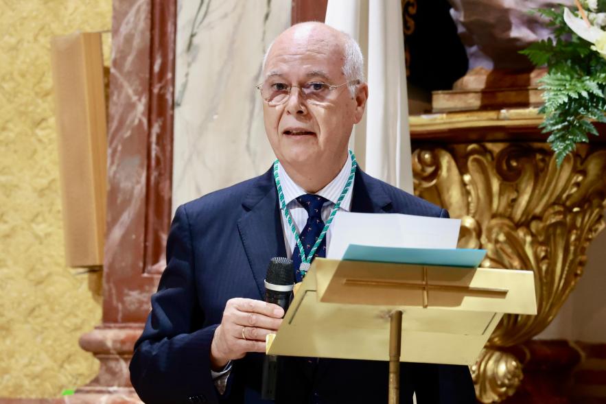 Entrega del bastón de mando al prioste mayor 2024, prioste mayor