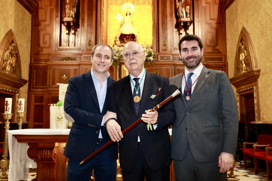 Entrega del bastón de mando al prioste mayor 2024, prioste mayor