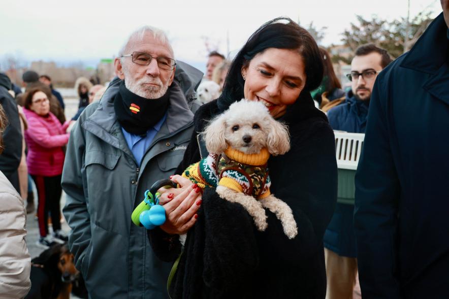 Fiesta de San Antón 2024, bendición perro