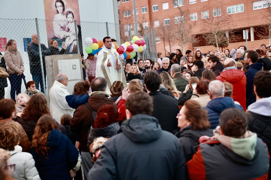 Fiesta de San Antón 2024, párroco hablando