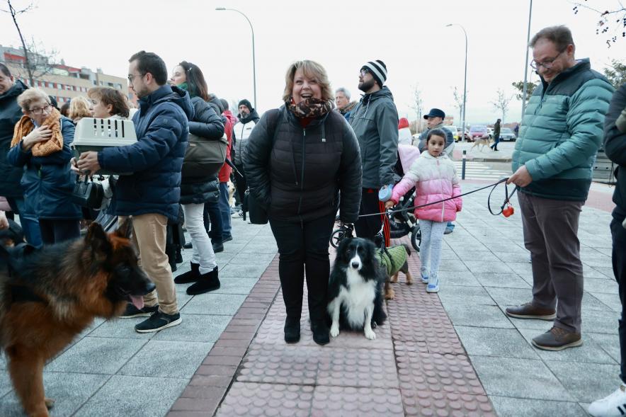 Fiesta de San Antón 2024, bendición perro