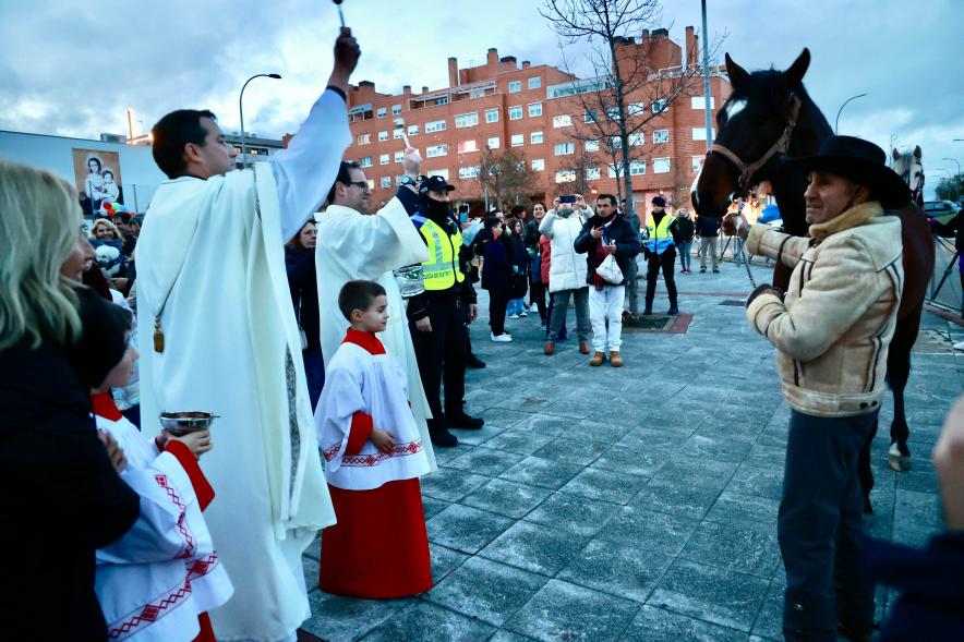Fiesta de San Antón 2024, bendición caballo