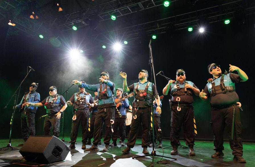 Gala por el 'Día de Andalucía' 2024, actuación de la chirigota de Madrid