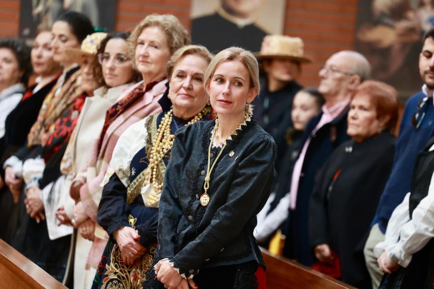 Fiesta de las Águedas 2024, alcaldesa y asistentes al acto