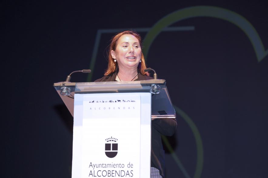 Gala Bodas de Oro 2024, homenajeada hablando
