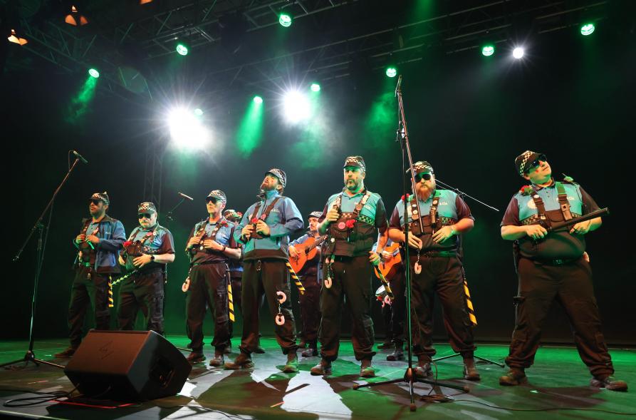 Gala por el 'Día de Andalucía' 2024, actuación de la chirigota de Madrid