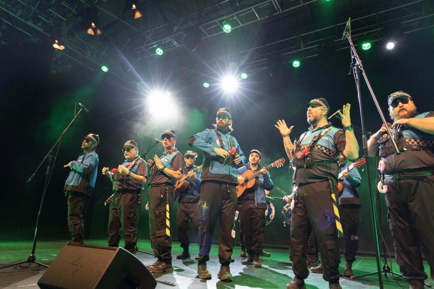 Gala por el 'Día de Andalucía' 2024, actuación de la chirigota de Madrid